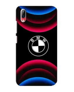 Чехол для Vivo Y93 / Y93S с картинкой «Логотип BMW и неоновые дуги»