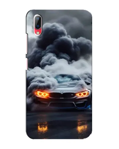 Чехол для Vivo Y93 / Y93S с картинкой «BMW в дыму»