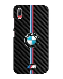 Чехол для Vivo Y93 / Y93S с картинкой «Эмблема BMW и карбон»