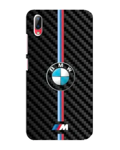Чехол для Vivo Y93 / Y93S с картинкой «Эмблема BMW и карбон»