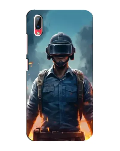 Чехол для Vivo Y93 / Y93S с картинкой «PUBG — реалистичный герой»