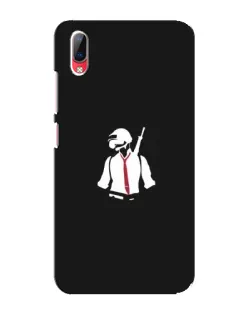 Чехол для Vivo Y93 / Y93S с картинкой «PUBG — силуэт воина»
