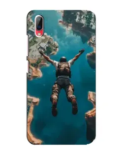 Чехол для Vivo Y93 / Y93S с картинкой «PUBG — свободное падение»