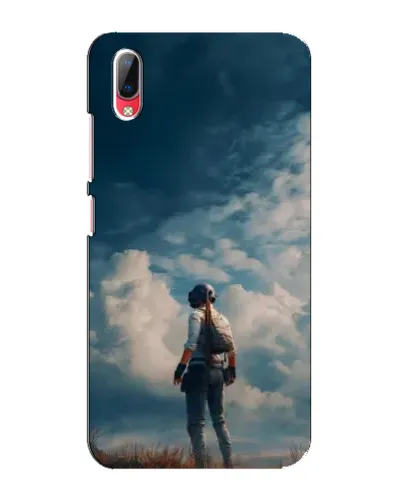 Чехол для Vivo Y93 / Y93S с картинкой «Герой PUBG на скале»