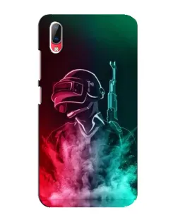 Чехол для Vivo Y93 / Y93S с картинкой «PUBG — огненный воин»