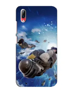 Чехол для Vivo Y93 / Y93S с картинкой «Десант PUBG — прыжок»