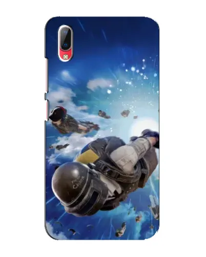 Чехол для Vivo Y93 / Y93S с картинкой «Десант PUBG — прыжок»