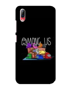 Чехол для Vivo Y93 / Y93S с картинкой «Логотип Among Us»