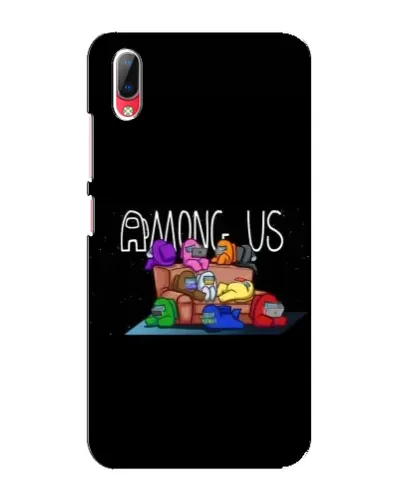 Чехол для Vivo Y93 / Y93S с картинкой «Логотип Among Us»