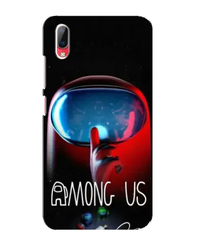 Чехол для Vivo Y93 / Y93S с картинкой «Красный импостер — макро»