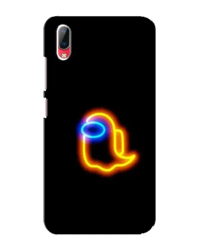 Чехол для Vivo Y93 / Y93S с картинкой «Among Us неоновое сияние»
