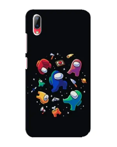 Чехол для Vivo Y93 / Y93S с картинкой «Among Us космос»