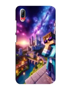 Чехол для Vivo Y93 / Y93S с картинкой «Стив и космос» Чехол для Vivo Y93 / Y93S с картинкой «Стив и космос»