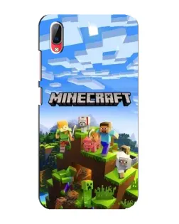 Чехол для Vivo Y93 / Y93S с картинкой «Minecraft классический мир»