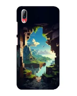 Чехол для Vivo Y93 / Y93S с картинкой «Вид из пещеры»