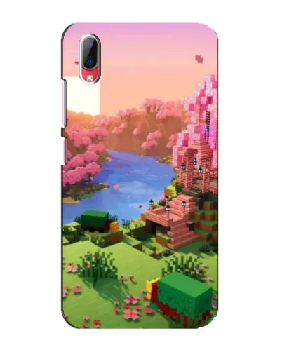 Чехол для Vivo Y93 / Y93S с картинкой «Розовое дерево Minecraft» Чехол для Vivo Y93 / Y93S с картинкой «Розовое дерево Minecraft»