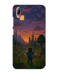Чехол для Vivo Y93 / Y93S с картинкой «Стив у башни»