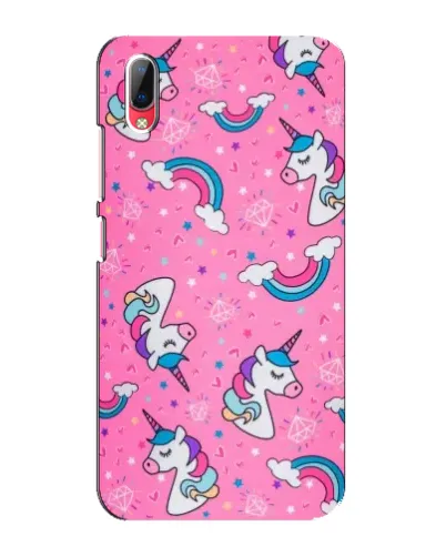 Чохол для Vivo Y93 / Y93S з картинкою «Unicorn паттерн рожевий»