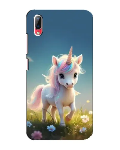 Чохол для Vivo Y93 / Y93S з картинкою «Єдиноріг на галявині»