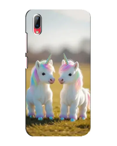 Чохол для Vivo Y93 / Y93S з картинкою «Пара єдинорогів»