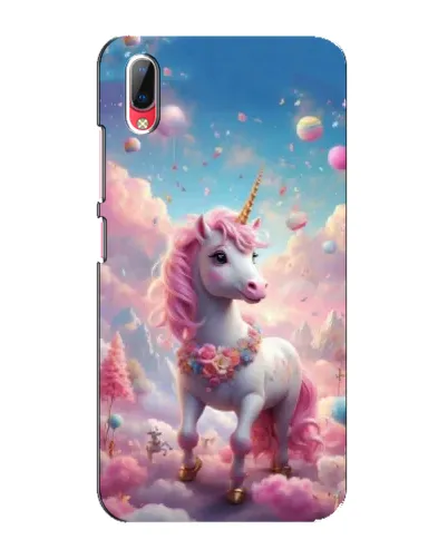 Чохол для Vivo Y93 / Y93S з картинкою «Єдиноріг серед хмар»