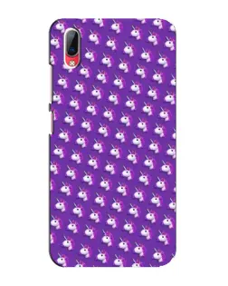 Чохол для Vivo Y93 / Y93S з картинкою «Єдинороги на фіолетовому»