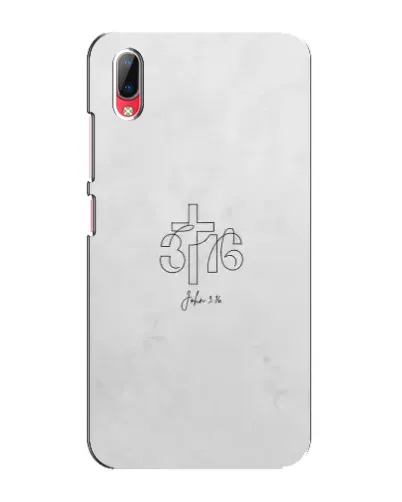 Чехол для Vivo Y93 / Y93S с картинкой «Иоанна 3:16 Крест»