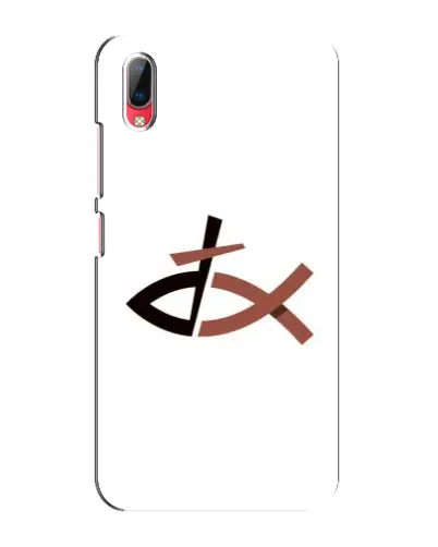 Чехол для Vivo Y93 / Y93S с картинкой «Рыба и крест»