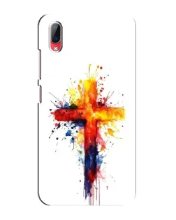 Чехол для Vivo Y93 / Y93S с картинкой «Акварельный крест»