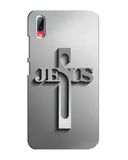 Чохол для Vivo Y93 / Y93S з картинкою «Металевий хрест Jesus»