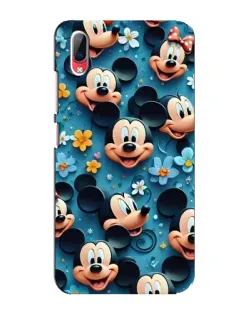 Чехол для Vivo Y93 / Y93S с картинкой «Паттерн Микки и Минни»