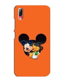 Чехол для Vivo Y93 / Y93S с картинкой «Сердце Микки Минни»