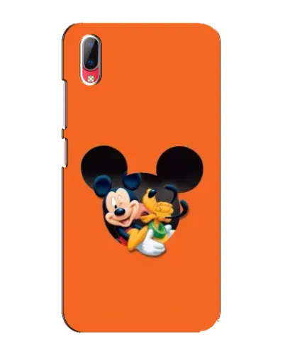 Чехол для Vivo Y93 / Y93S с картинкой «Сердце Микки Минни»
