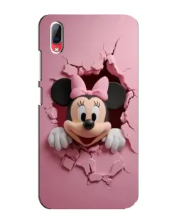 Чехол для Vivo Y93 / Y93S с картинкой «Минни сквозь стену»