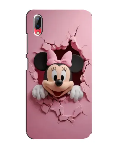 Чехол для Vivo Y93 / Y93S с картинкой «Минни сквозь стену»