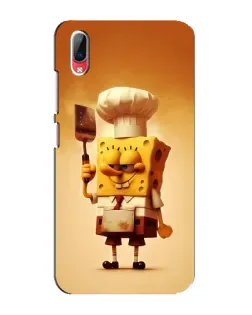 Чехол для Vivo Y93 / Y93S с картинкой «Губка Боб повар»