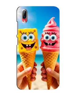 Чехол для Vivo Y93 / Y93S с картинкой «Спанч Боб мороженое»
