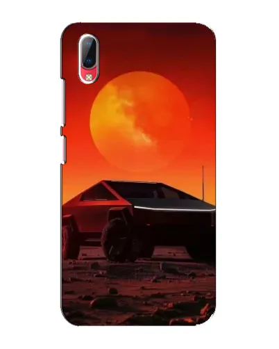 Чехол для Vivo Y93 / Y93S с картинкой «Cybertruck на Марсе»