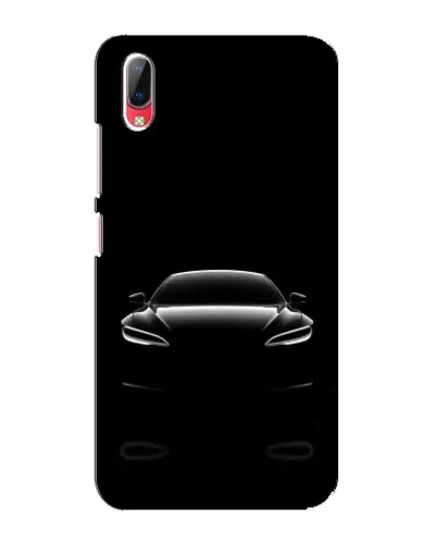 Чехол для Vivo Y93 / Y93S с картинкой «Силуэт Tesla Night»