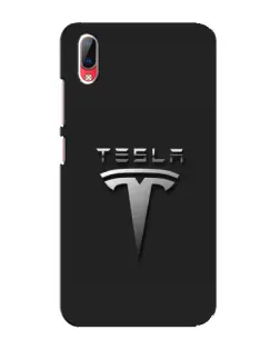 Чехол для Vivo Y93 / Y93S с картинкой «Стальной логотип Tesla»