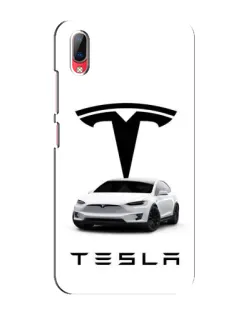 Чехол для Vivo Y93 / Y93S с картинкой «Tesla White Style»