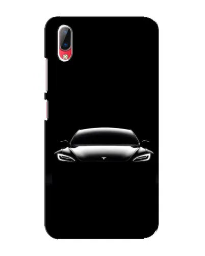 Чехол для Vivo Y93 / Y93S с картинкой «Фары Tesla Night»