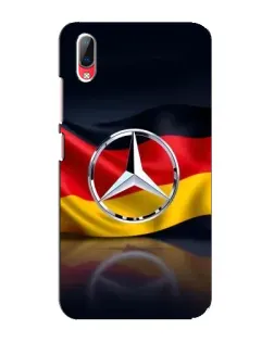 Чехол для Vivo Y93 / Y93S с картинкой «Mercedes — флаг Германии»