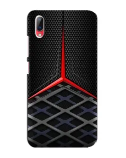 Чехол для Vivo Y93 / Y93S с картинкой «Mercedes Carbon Grid»