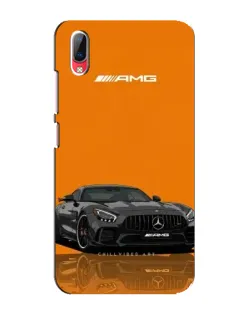 Чехол для Vivo Y93 / Y93S с картинкой «Оранжевый Mercedes AMG»