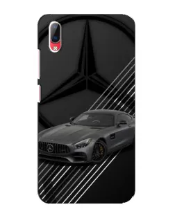 Чехол для Vivo Y93 / Y93S с картинкой «Mercedes AMG — графика»