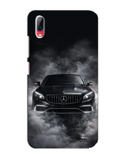 Чехол для Vivo Y93 / Y93S с картинкой «Mercedes в дыму»