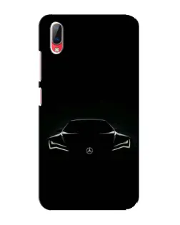 Чохол для Vivo Y93 / Y93S з картинкою «Mercedes — силует авто»