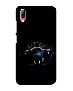 Чехол для Vivo Y93 / Y93S с картинкой «Салон Audi — руль»