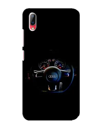 Чехол для Vivo Y93 / Y93S с картинкой «Салон Audi — руль»